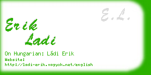 erik ladi business card