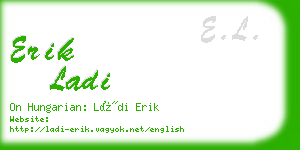 erik ladi business card